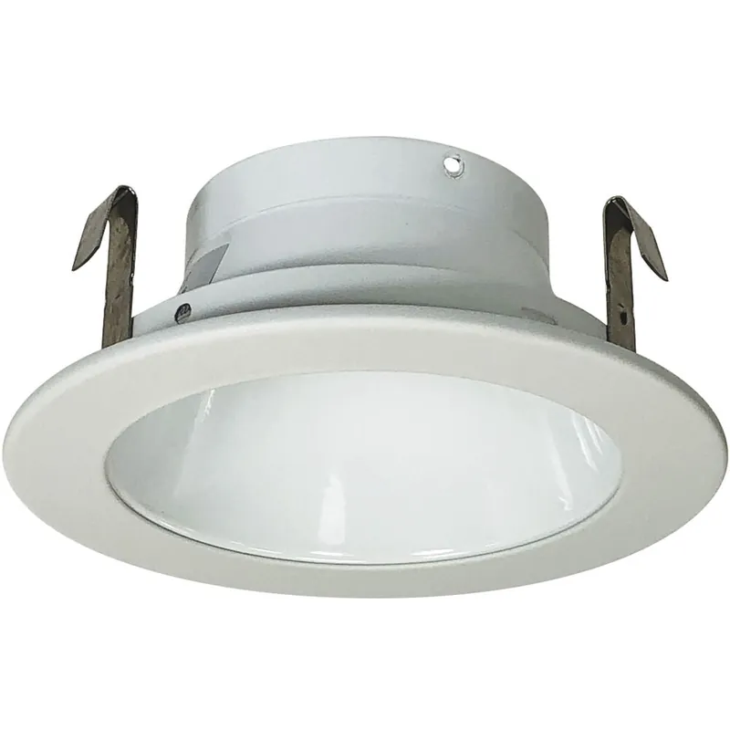 Nora Lighting NS46 Specular White Reflector with Metal Trim