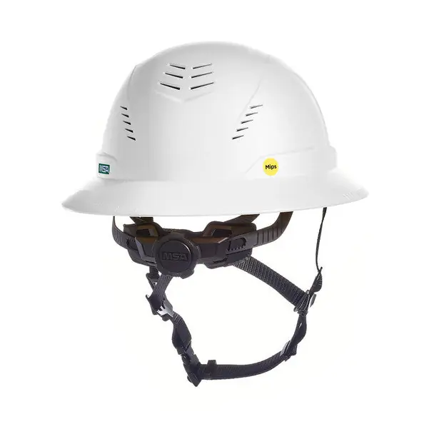 Msa Safety 10250605 V-Gard H2 Full Brim Safety Helmet Mips Vented
