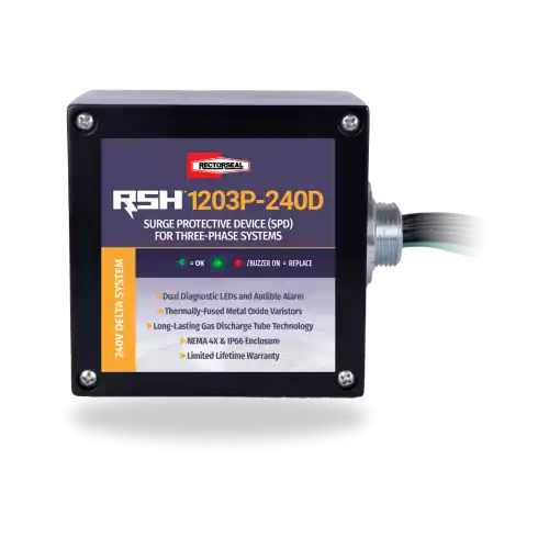 Rectorseal 96452 Surge Protective Device 3-phase 240V Delta