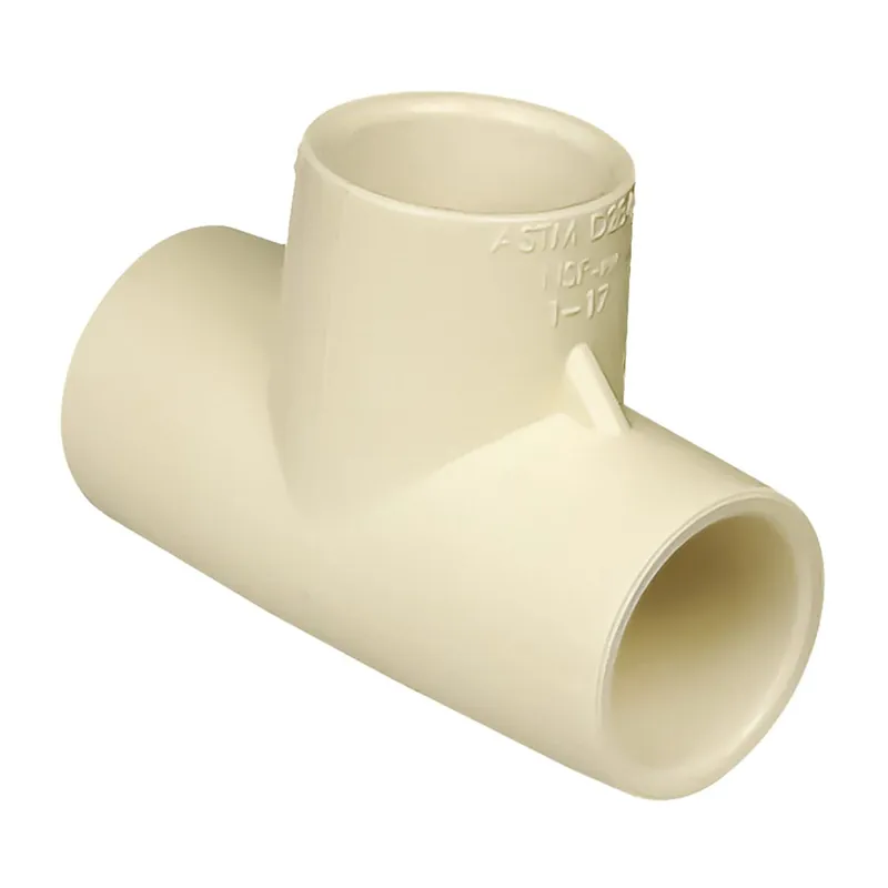 Genova 51405 Cpvc Tube Tee 1/2 in Slip X Slip-joint 100 Psi