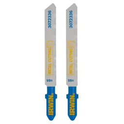 Irwin 25834482 T-shank Jigsaw Blade 3 in 36 Tpi Hss 2 Pack