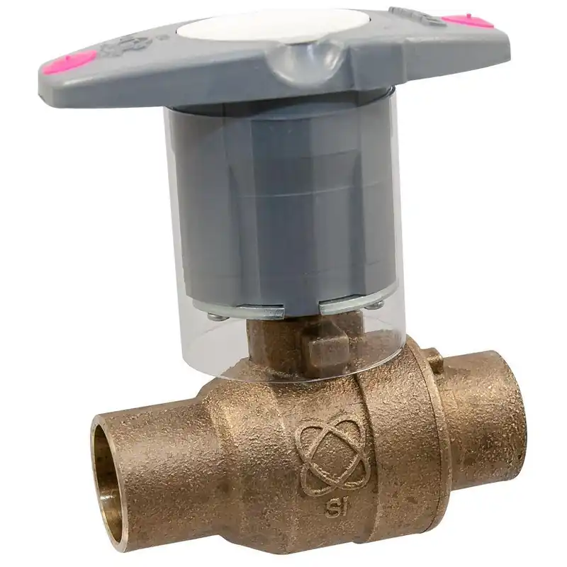 Nibco NJB83HN8 S-585-66-LF 3/4 in. Silicon Bronze Full Port Solder 600# Ball Valve