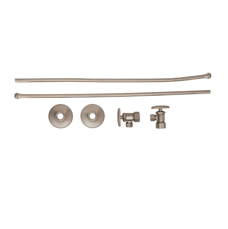 Trim To The Trade 4T-728-35 Lav Supply Set 1/2 In Nom Cmp X 3/8 In Od Cmp Ang/Stp