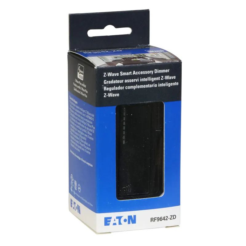 Eaton RF9642-ZDBK Z-Wave Plus Accessory Dimmer REPLACEMENT RF9642-ZDBK