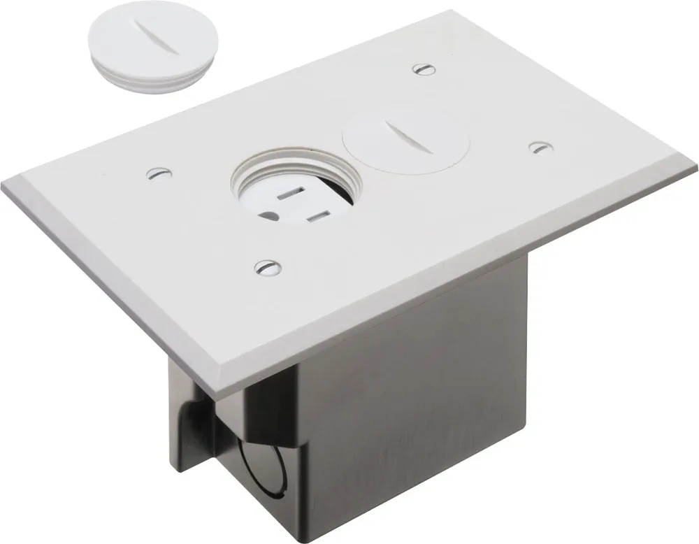 Arlington Industries FLBR101W Floor Box 1-Gang