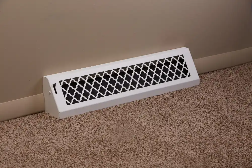 SteelCrest BTU24BBSWH Baseboard Vent 24 Inch White Steel