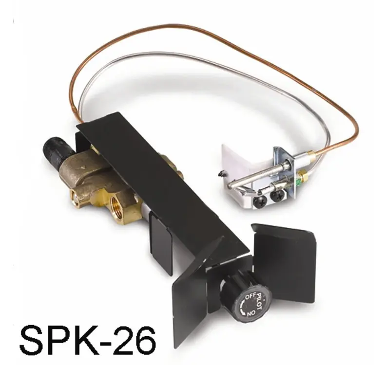 Rh Peterson G4-12P Real-Fyre G412P 12 inches Glowing Ember Vented Burner with Safety Pilot - Liquid Propane