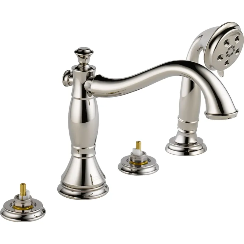 Delta Faucet T4797-PNLHP Cassidy Roman Tub with Hand Shower Trim - Less Handles