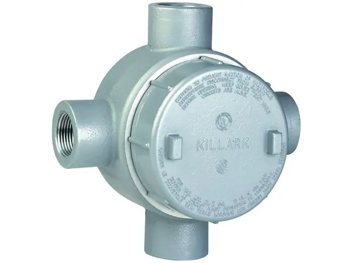 Hubbell GECXT-2M GEC Outlet Body X Type, Iron 3/4 inches