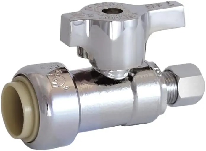 Legend Valve 114-914nl Push Stop Valve 1/2 X 1/4 Inch
