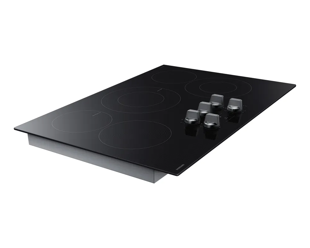 Samsung NZ30FG6332RKAA 30 inches Electric Energy Star Certified Cooktop with Illuminated Knobs