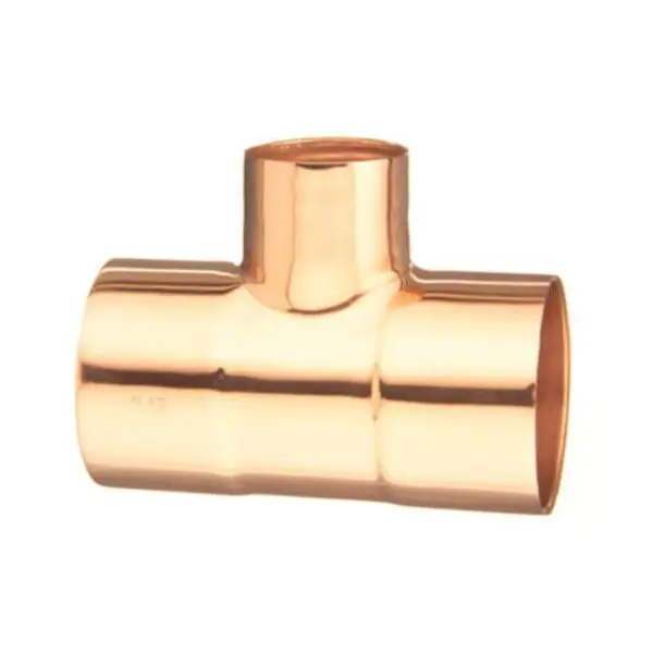 Elkhart Products 10032708 Solder Reducing Tee 1/2 in Copper x 1/2 in Copper x 3/8 in Copper