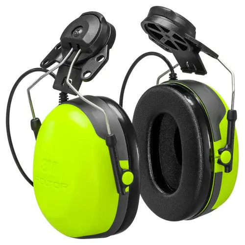 3M 7100203302 Peltor CH-3 Listen Only Hearing Protector Hard Hat Attached