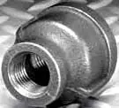 Matco-norca zmbcpr0803 Black Malleable Reducing Coupling