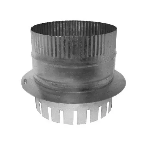 Southwark Metal mc-84l-d-4 Duct Board Collar with Damper 4 in