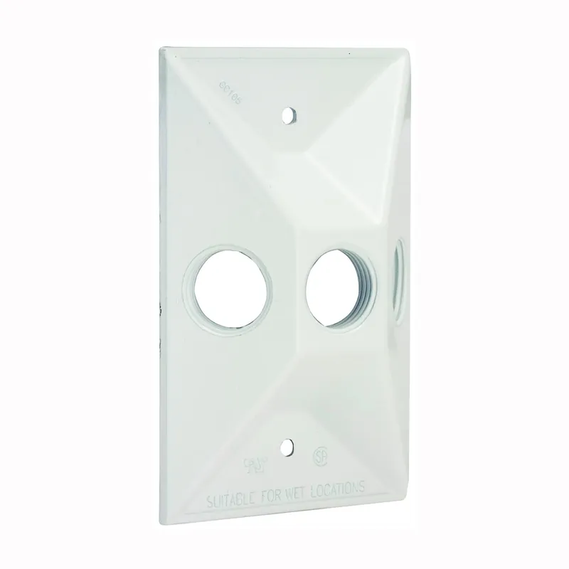 Hubbell 5189-1 Weatherproof Cover Three 1/2 in. Outlets