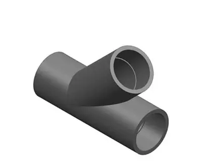 Georg Fischer 870015 45° Wye (SxSxS) Schedule 80 Harvel® PVC