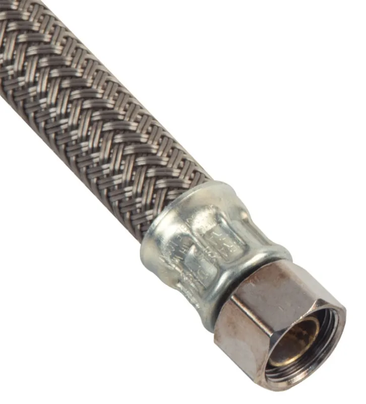 Brasscraft B1-12KCF Speedi Plumb PLUS Faucet Water Connector 12 inch 3/8 inch Compression