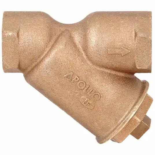 Apollo Valves 59LF007P2 Wye Strainer with Tapped Cap with Plug 1-1/2 inches