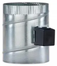 Braeburn Systems 129014 14 Inch Round Damper Power Open Spring Return