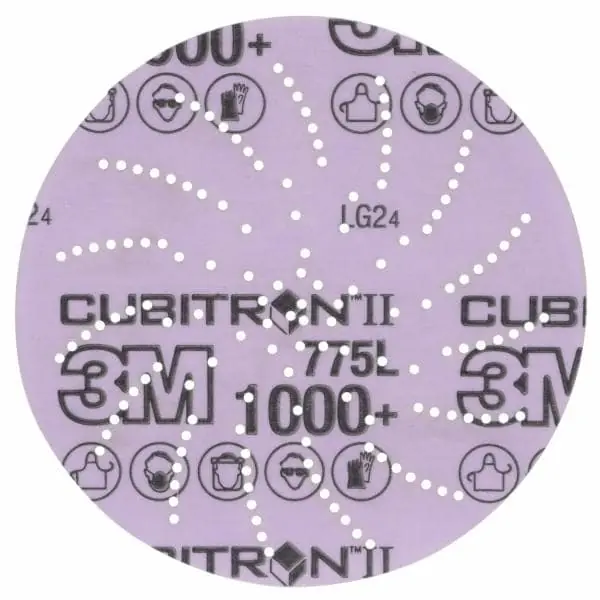 3M 7100383673 Xtract cubitron ii film disc 775l, 1000+ 3Mil, 5 in x nh, die 500lg
