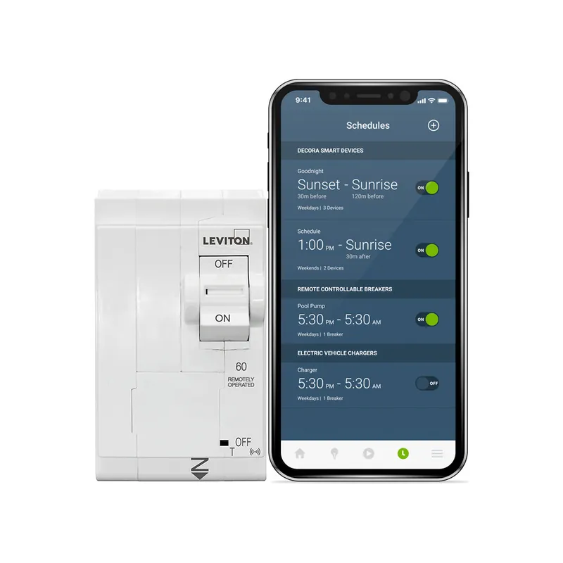 Leviton LB260-ST Smart Brkr Basic 2P 60A 10kA Thermal-Mag