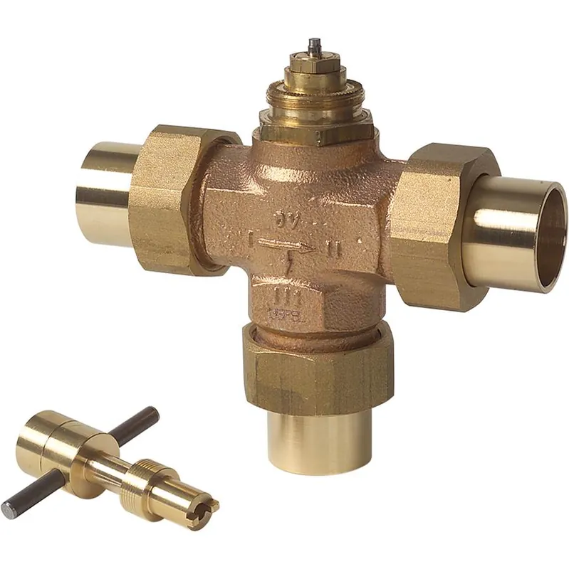 Viega 20041 Three Way Diverting Valve 1.5 in Bronze