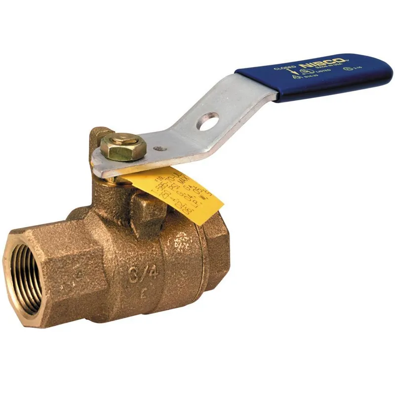 Nibco T-585-70-UL 1 in. Bronze Full Port Threaded 250# Ball Valve