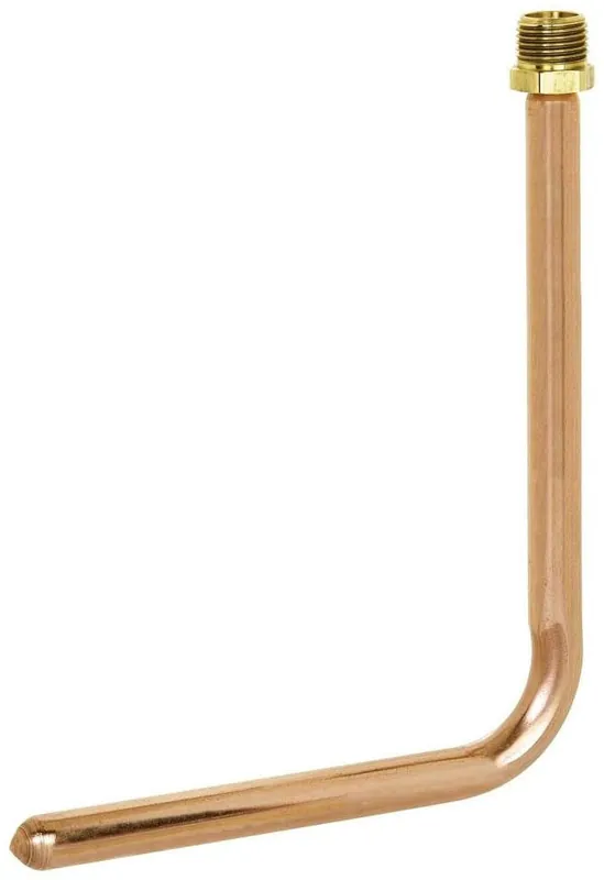 Sioux Chief 613-87X 1/2X8X7 Male Swivel Type L Copper Tub Spout Elbow