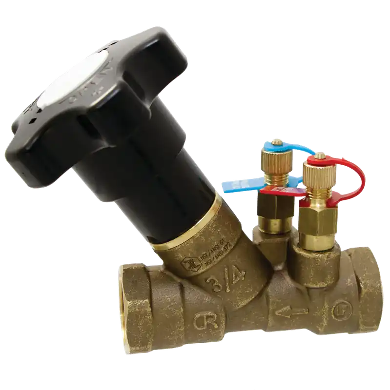 Nibco T-1810-LF-1 Balancing Valve - Manual, Lead Free, Threaded Ends