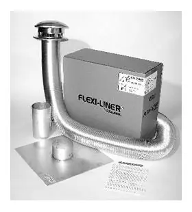 Selkirk 1740035 Flex Chimney Liner Kit 4 in X 35 Ft