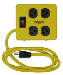 Diversitech 2177n 4-outlet Metal Power Block 4 Ft