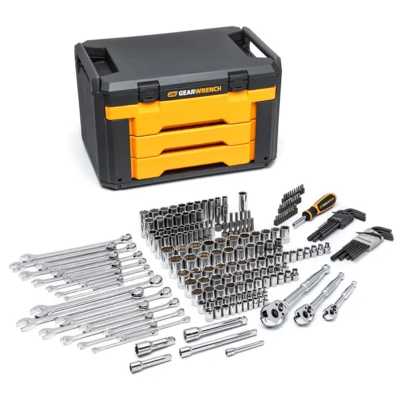 Gearwrench 80940 219 pc 1/4 3/8 and 1.2 Metric Ratchet Set