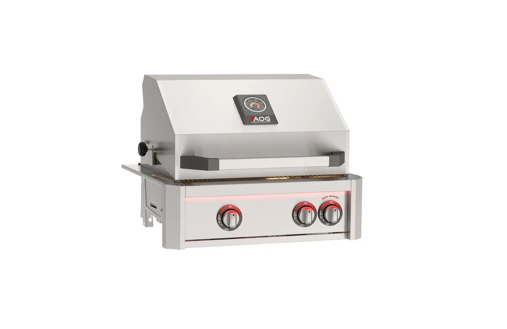 American Outdoor Grill AOG24LP 24-in 2-Burner L-Series Built-In Propane Grill with Lights and Rotisserie AOG24LP