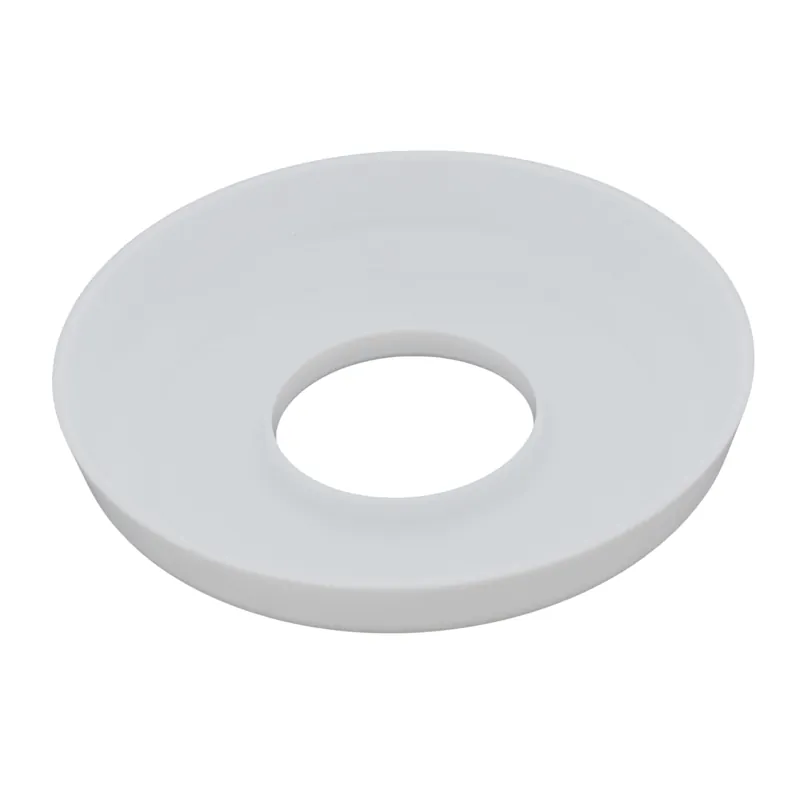 Sioux Chief 921-4W Tomahawk TrimTite Shallow Escutcheon, 3-1/2 in OD, Polyethylene, Domestic