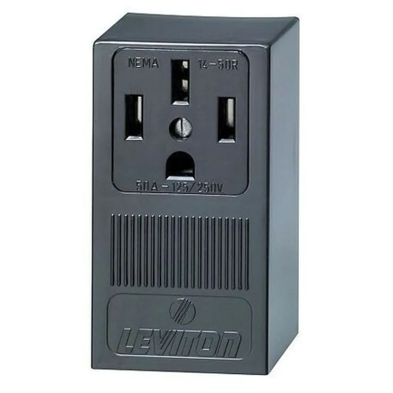 Leviton 55050-P00 straight blade receptacle 50 amp