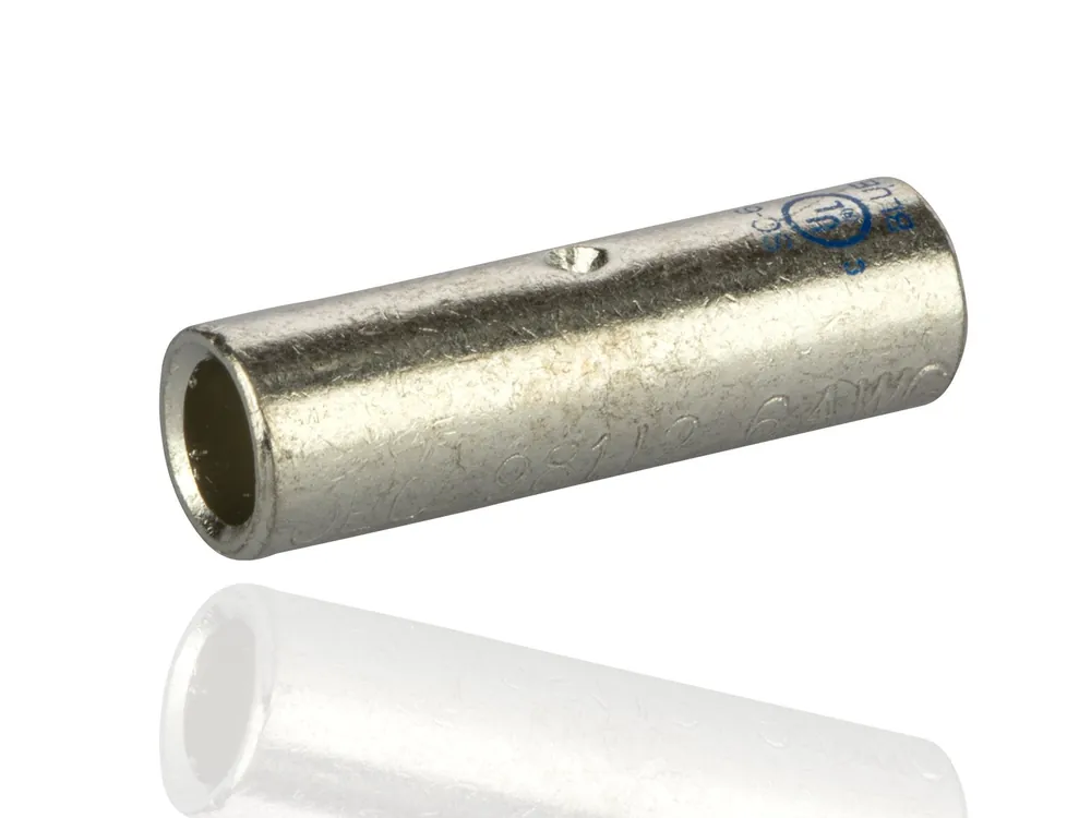 Nsi Industries SC-6 Standard Barrel Tinned Copper Splice 6 AWG