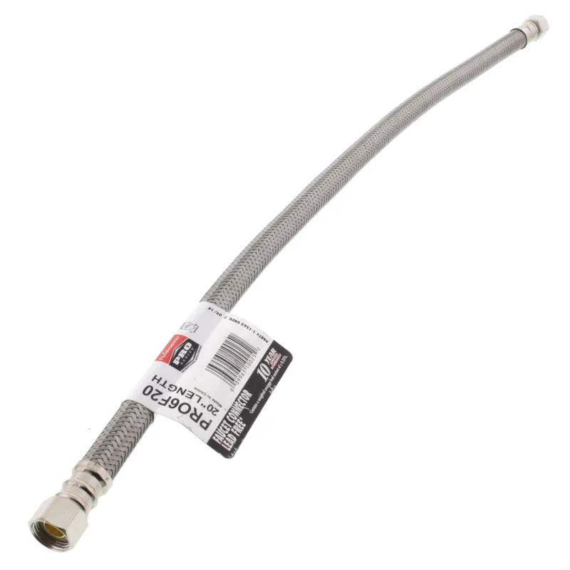 Fluidmaster pro6f20 Faucet Supply Connector 20in Ss