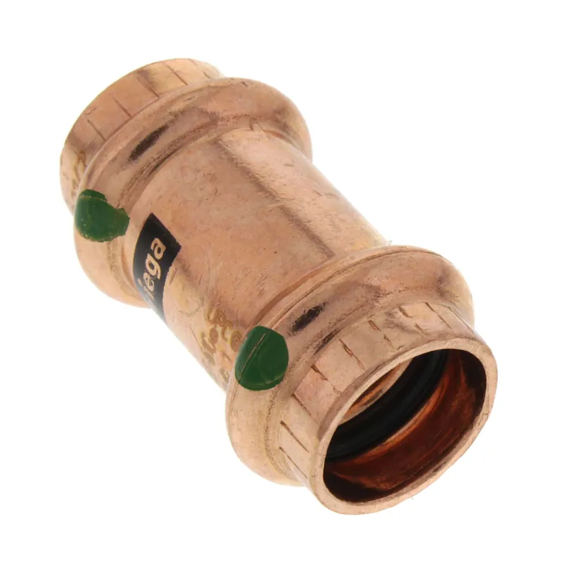 Viega 78172 Propress Copper Coupling No Stop 1/2 Inch