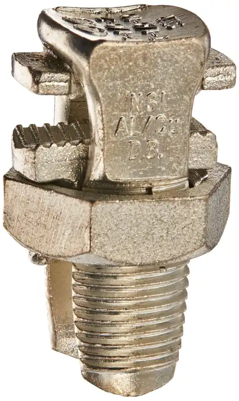 Nsi Industries N-1/0SP Copper Split Bolt, 6 Sol-1/0 Str