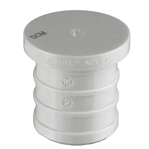 Sioux Chief 640PX14 Plug Poly 1 Pex Barb Test (25/Bg)