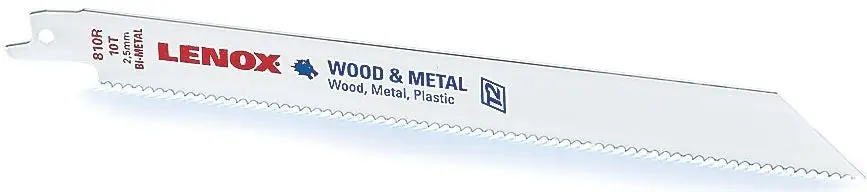 Lenox rb636rp Reciprocating Saw Blade 6 Tpi Plaster Cutting