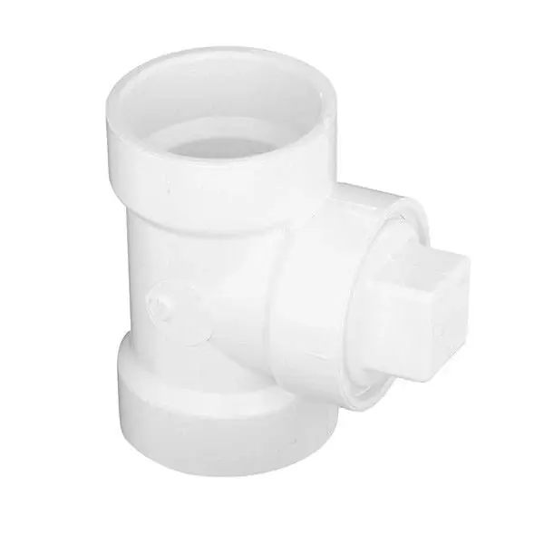 Westlake Pipe Fittings dwv-d443-040 Dwv Pvc Cleanout Tee 4in