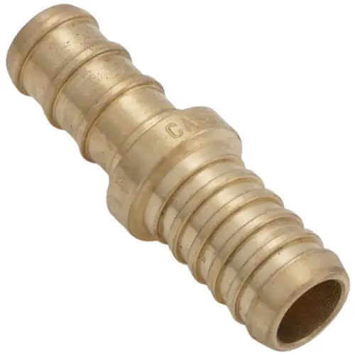 Sharkbite UC4006LF 3/8 inches PEX Crimp x 3/8 inches PB Coupling (Lead Free)