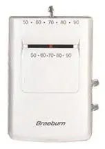 Robertshaw 500-410 Mechanical Wall Thermostat 24V