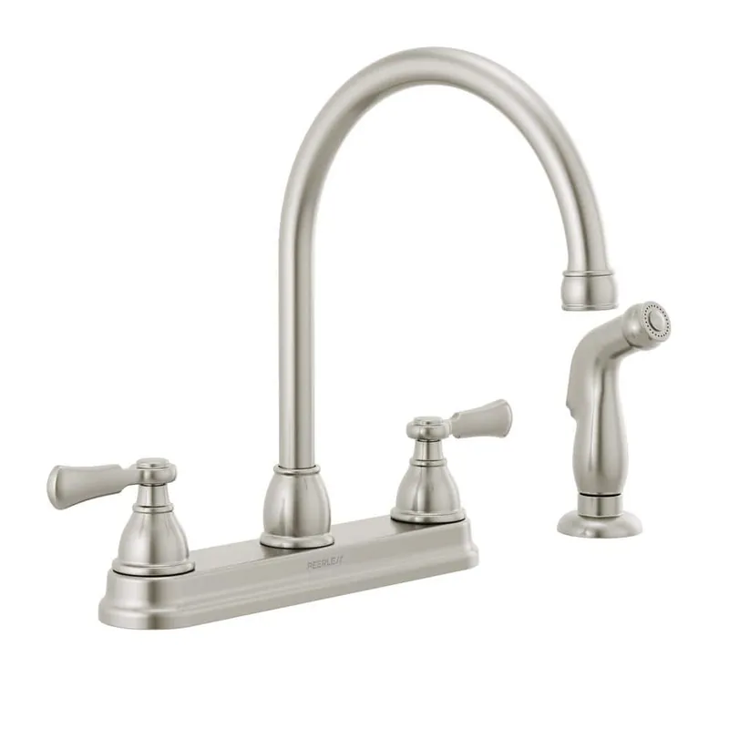 Peerless P2865LF-SS Elmhurst Two-Handle Kitchen Faucet with Spray