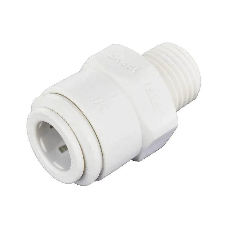 Rwc PP011222WP Poly Male Adpt 3/8 X 1/4 Replacement PP011222WP