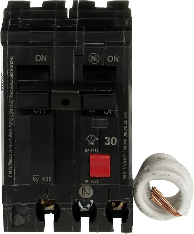 Abb THQL2130PGFT Q-Line 30A Double Pole Circuit Breaker