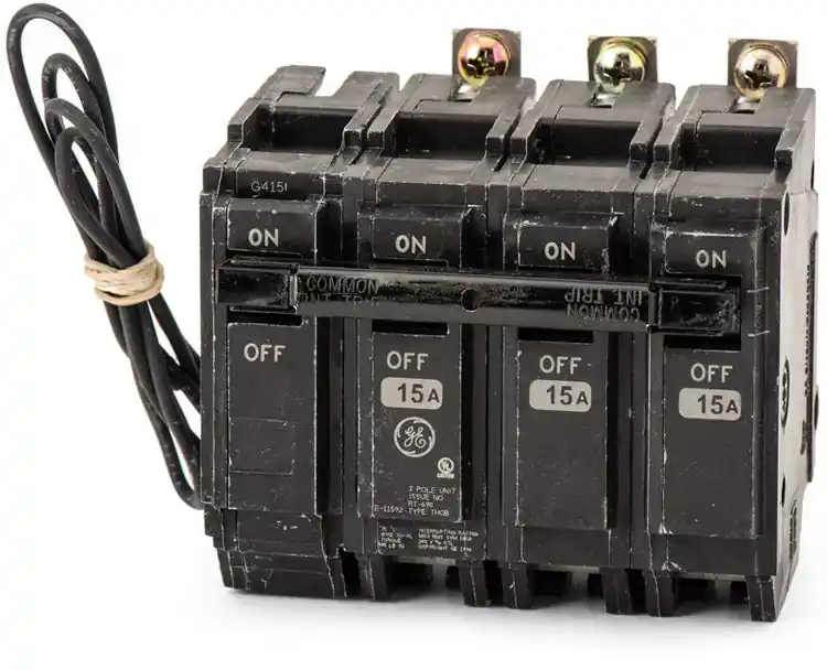 Abb THQB32015ST1 15A 3 Pole Molded Case Circuit Breaker