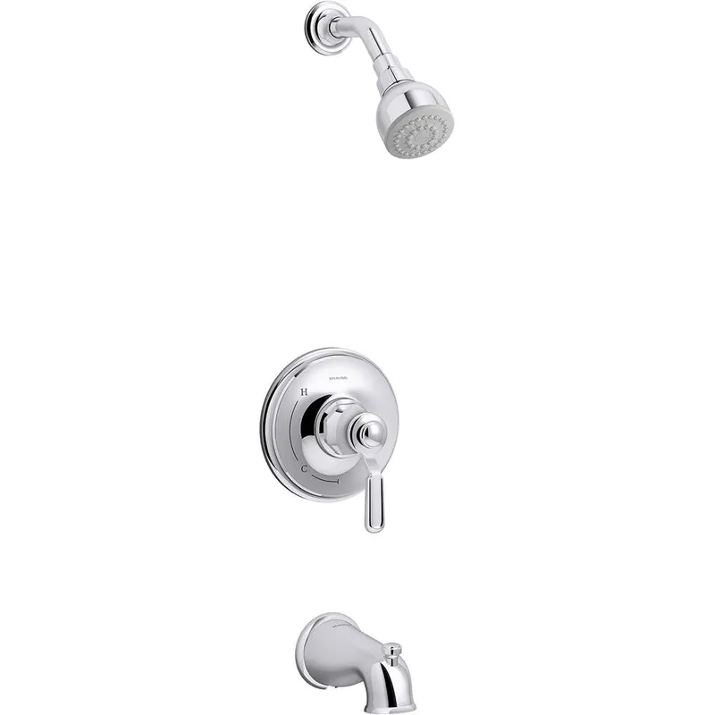 Sterling Hvac TS27375-4G-CP Bath/Shower Faucet Trim Set With Katalyst Air-Induction Technology, 1.75 gpm Shower